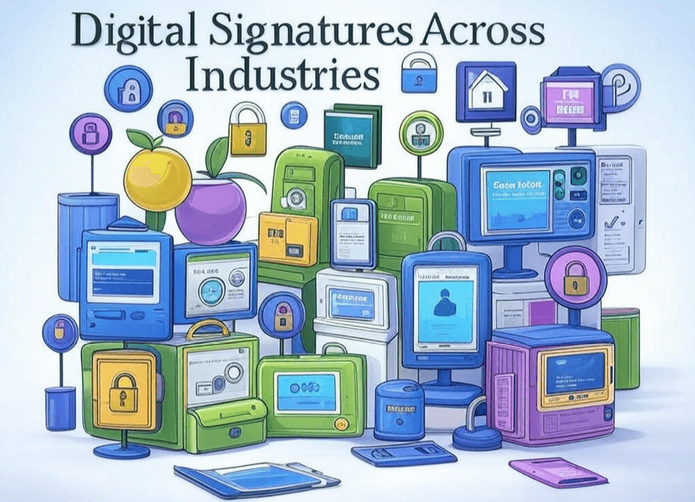 electronic document signing across industries