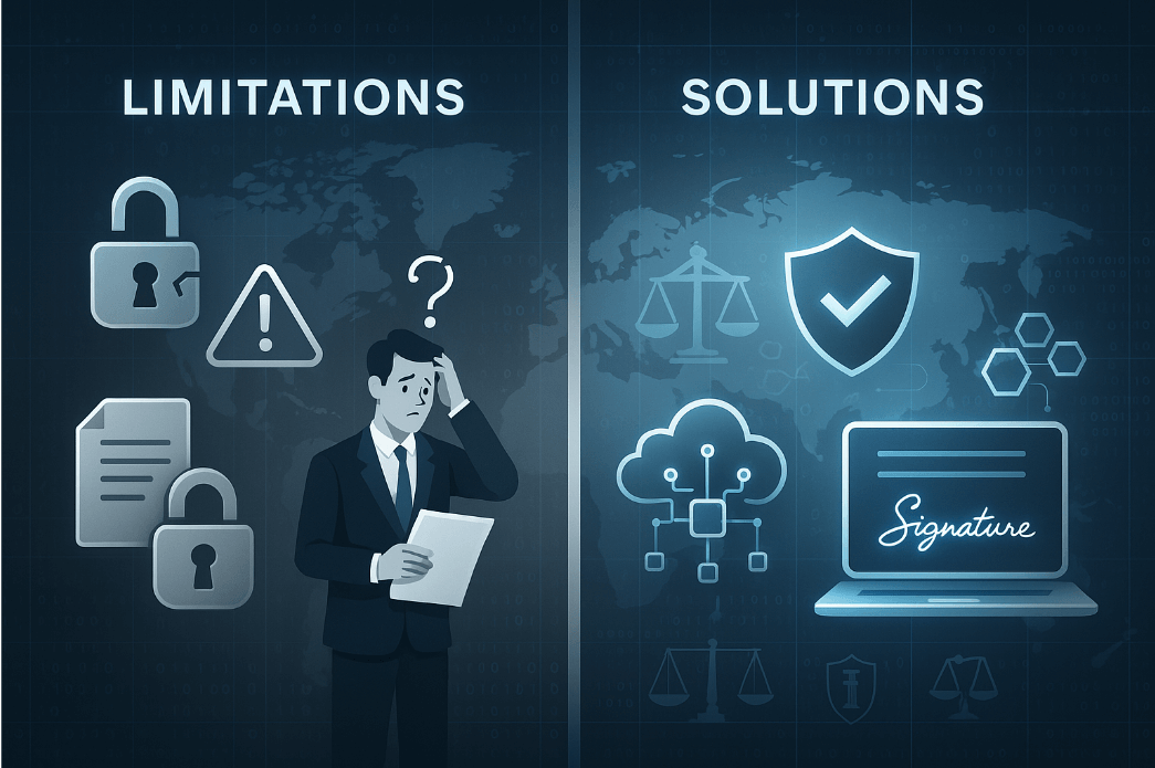 digital signature limitations